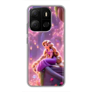 Чохол Рапунцель для Tecno Pop 7 Pro (Рапунцель у замку)