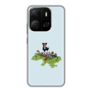 Чехлы с картинкой собаки Патрон для Tecno Pop 7 Pro (AlphaPrint) (Сапер Пес)