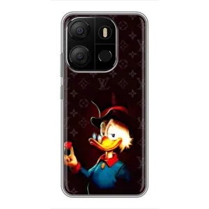 Чехли для Tecno Pop 7 Pro - Скрудж МакДак Louis Vuitton (PREMIUMPrint) (Скрудж з ботліантом)