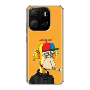 Чохли з Мавпами NFT для Tecno Pop 7 Pro (AlphaPrint) (Нудна мавпа NFT)