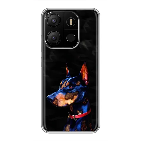 Чехол с принтом «Собака» для TECNO Pop 7 Pro