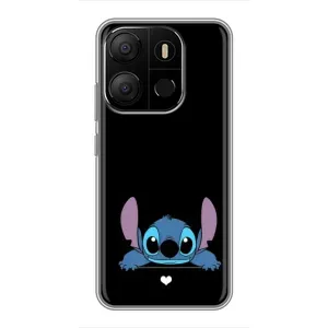 Чохол з принтом Стіч на TECNO Pop 7 Pro (Стіч на чорному)