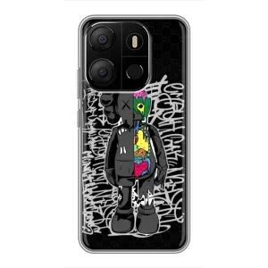 Чохли для Tecno Pop 7 Pro - Bearbrick Louis Vuitton (PREMIUMPrint) (Стиль Bearbrick)