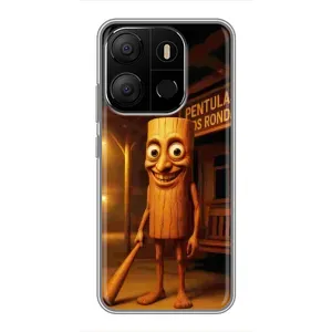 Чохол з мемом Тралалело тралала на Tecno Pop 7 Pro (Тунг тунг сахур)