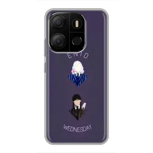 Чохли Венсдей на Tecno Pop 7 Pro Уенсдей (AlphaPrint) (Венздей і подруга)