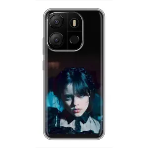 Чохли Венсдей на Tecno Pop 7 Pro Уенсдей (AlphaPrint) (погляд Венздей)