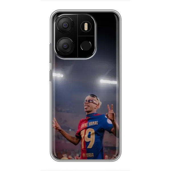 Чохол з принтом «Ямаль на стадіоні» для TECNO Pop 7 Pro