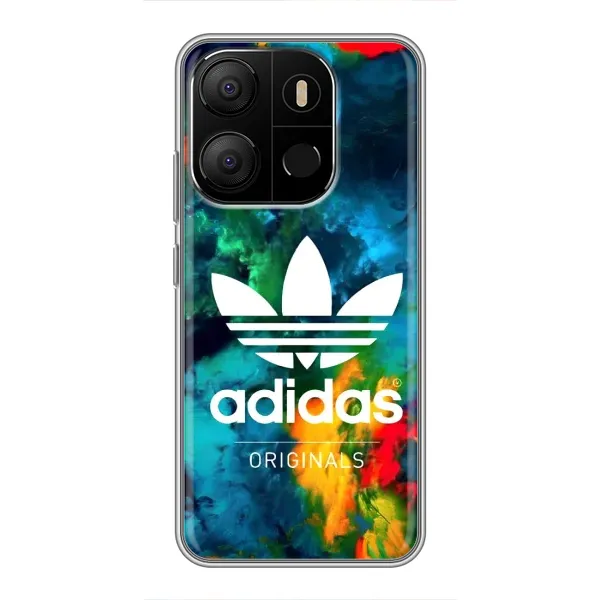 Чохол з принтом «Яскравий Адідас» для TECNO Pop 7 Pro