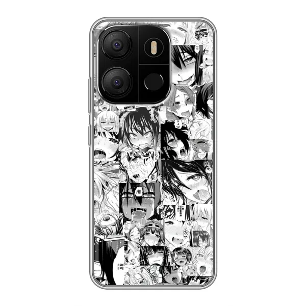 Чехол с принтом «Ahegao manga» для TECNO Pop 7