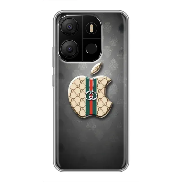 Чехол с принтом «Apple gucci» для TECNO Pop 7
