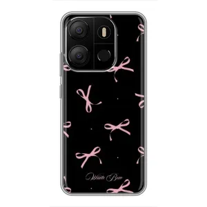 Чехол с принтом «Банты на черном» для TECNO Pop 7