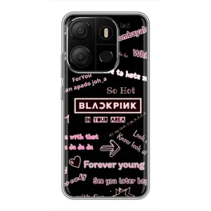 Чехол с музыкальной группой для Tecno Pop 7 (BLACKPINK)