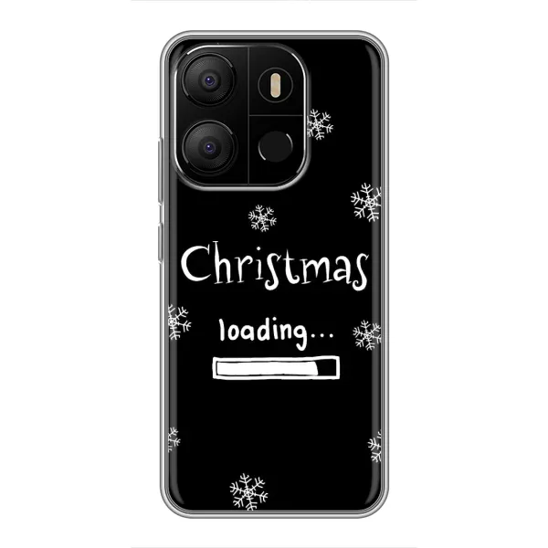 Чехол с принтом «Christmas loading» для TECNO Pop 7 Чехол с принтом «Christmas loading» для TECNO Pop 7