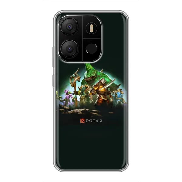 Чохол з принтом «DOTA 2» для TECNO Pop 7