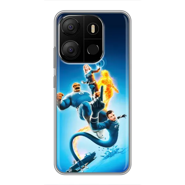 Чохол з принтом «Герої Фантастична Четвірка» для TECNO Pop 7