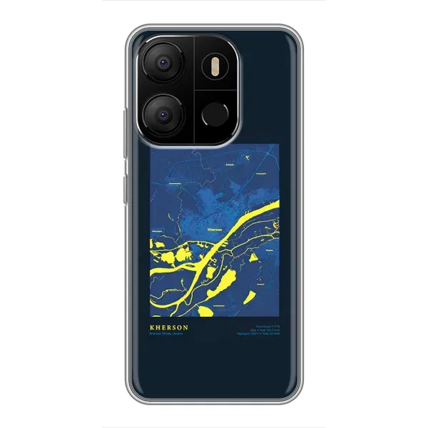 Чехол с принтом «Херсон» для TECNO Pop 7
