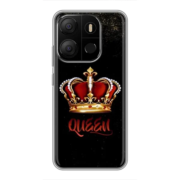 Чехол с принтом «Корона короля» для TECNO Pop 7