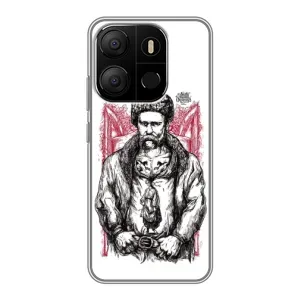 Чохли для Tecno Pop 7 с принтом Тараса Шевченко (AlphaPrint) (Козак Шевченко)