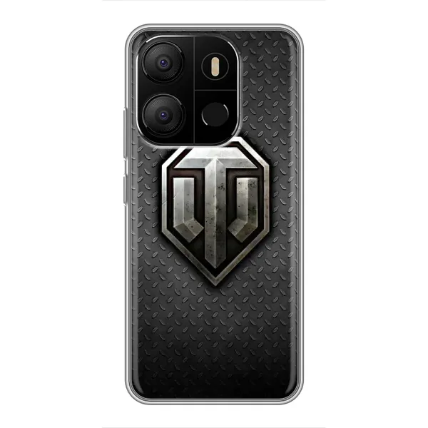 Чохол з принтом «Лого Tanks» для TECNO Pop 7