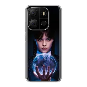 Чохол з дизайном Венздей 2 на Tecno Pop 7 (Магічна сфера Венздей)