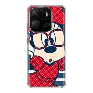 Чохол з принтом «Маус в окулярах» для TECNO Pop 7
