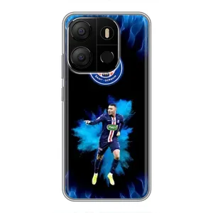 Чехлы Килиан Мбаппе для Tecno Pop 7 (Мбаппе в огне)