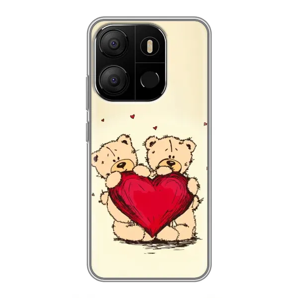 Чохол з принтом «Медвежата» для TECNO Pop 7 Чохол з принтом «Медвежата» для TECNO Pop 7