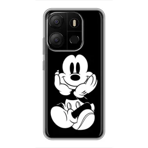 Чохол з принтом «Маус на чорному» для TECNO Pop 7
