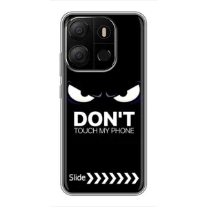 Чохол з принтом «Не чипай телефон» для TECNO Pop 7