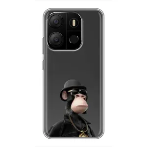 Чехлы с Обезьянами NFT для Tecno Pop 7 (AlphaPrint) (Обезьяна NFT)