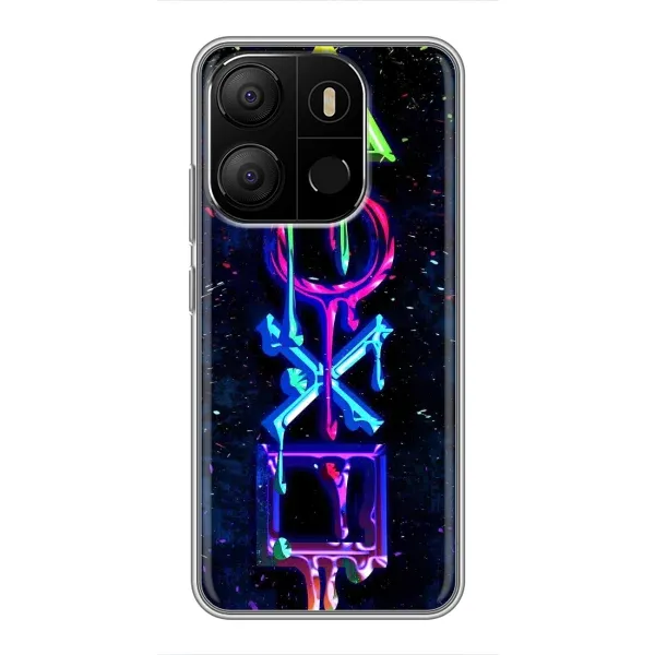 Чохол з принтом «Pleystation лого» для TECNO Pop 7