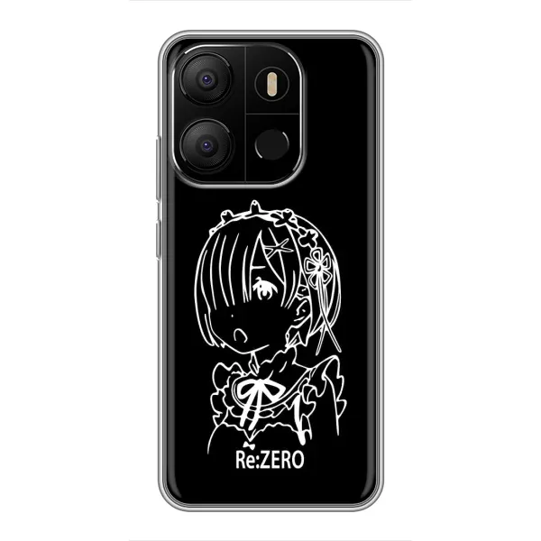 Чехол с принтом «Re: Zero» для TECNO Pop 7