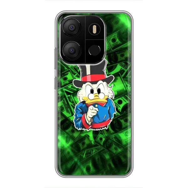 Чохол з принтом «Скрудж МакДак» для TECNO Pop 7