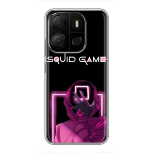 Чехол Гра в кальмара для Tecno Pop 7