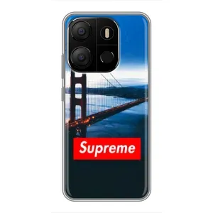 Чехол с принтом «Стиль Supreme» для TECNO Pop 7