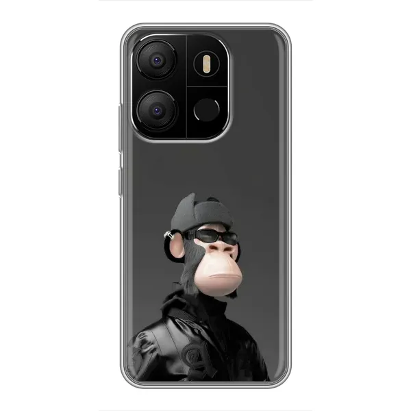 Чехол с принтом «стильная обезьяна NFT» для TECNO Pop 7