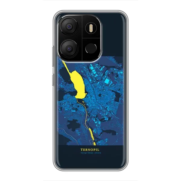 Чехол с принтом «Тернополь» для TECNO Pop 7