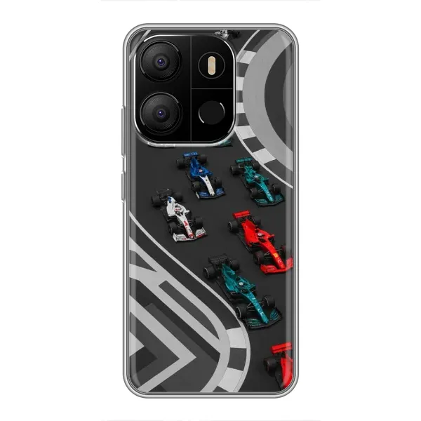 Чохол з принтом «Траса Ф1» для TECNO Pop 7