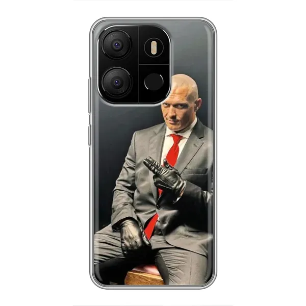 Чехол с принтом «Усик Hitman» для TECNO Pop 7