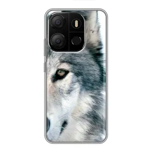 Чехлы с картинками животных Tecno Pop 7 (Волк)