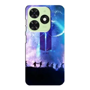 Чехол с принтом «Army BTS» для TECNO Pop 8