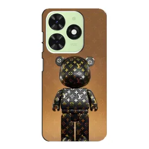 Чехлы для Tecno Pop 8 - Bearbrick Louis Vuitton (PREMIUMPrint)