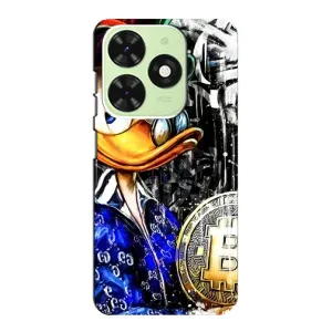 Чехлы для Техно ПОП 8 - Scrooge MagDag (PREMIUMPrint) (Биткойн Скрудж)