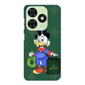 Чехлы для Tecno Pop 8 - Скрудж МакДак Louis Vuitton (PREMIUMPrint) (Богатая Утка)