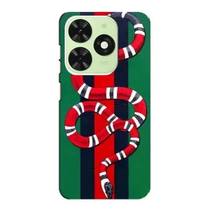 Чехлы ГУЧЧИ для Техно ПОП 8 (AlphaPrint) (Gucci змия)
