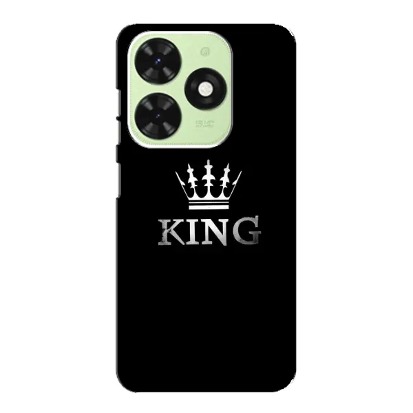 Чехол с принтом «KING» для TECNO Pop 8