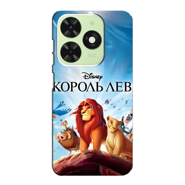 Чехол с принтом «Постер Король Лев» для TECNO Pop 8