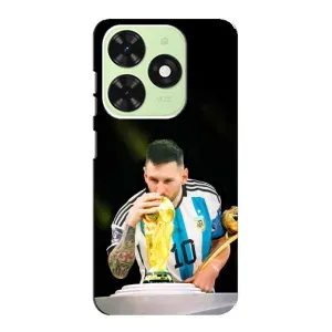 Чехлы для Tecno Pop 8 (Leo чемпион) (AlphaPrint) (Кубок Месси)