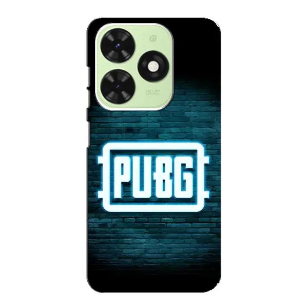 Чохол з принтом «Лого PUBG» для TECNO Pop 8