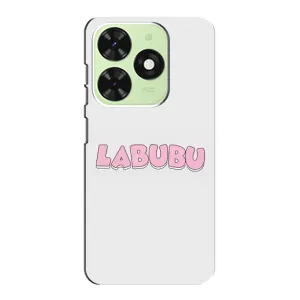 Чохол з принтом «Лого Лабубу» для TECNO Pop 8